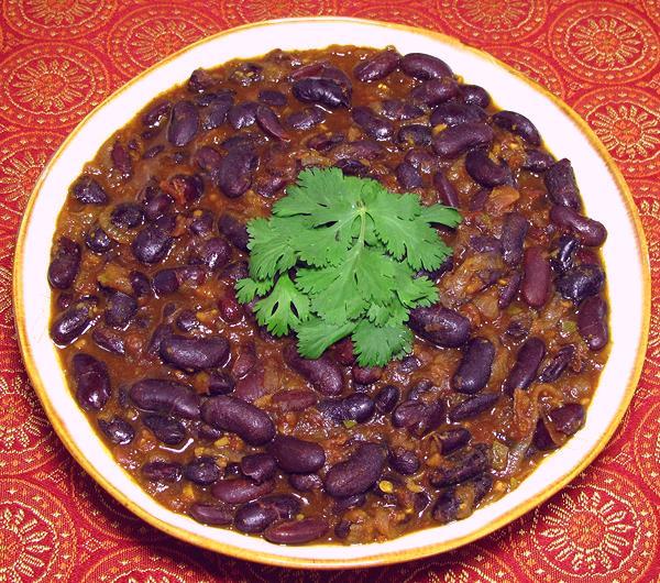 Dish of Kidney Bean Curry