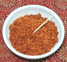 Tiny bowl of Idli Podi