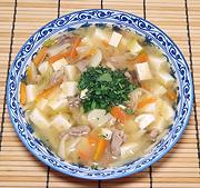 Bowl of Pork & Vegie Miso Soup