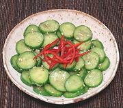 Bowl of Sautéed Cucumbers