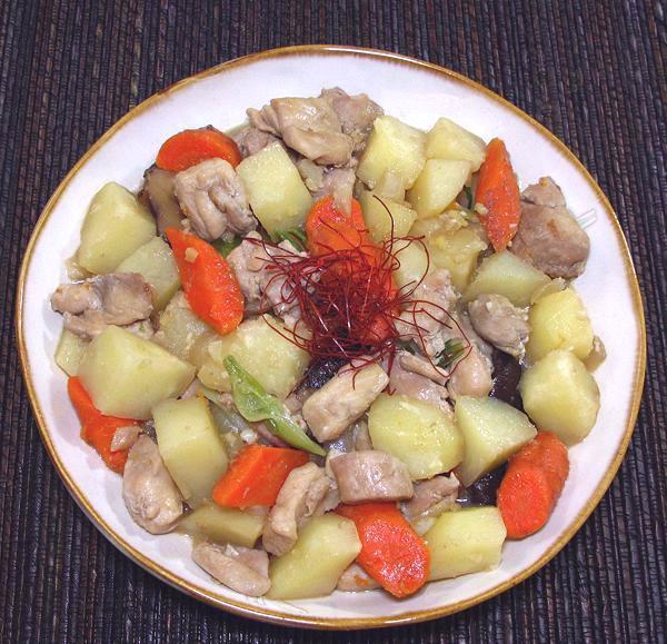Dish of Chicken with Vegetables