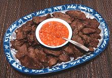 Dish of Beef BBQ - Mak-Bulgogi