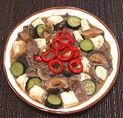 Dish of Beef with Tofu & Vegetables