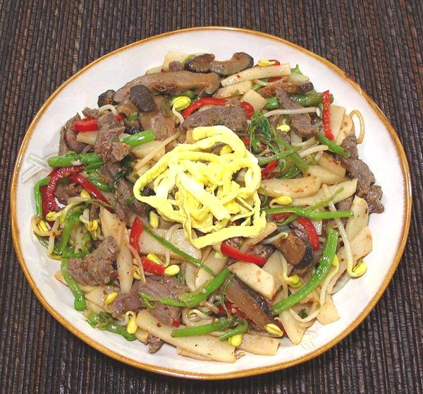 Dish of Beef with Bamboo Shoots