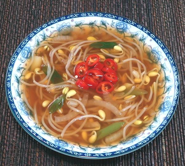 Bowl of Soybean Sprout Soup