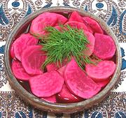 Dish of Salt Pickled Turnips