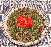 Dish of Freekeh Salad