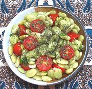 Bowl Lima Bean Salad