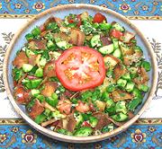 Bowl of Fattoush Salad