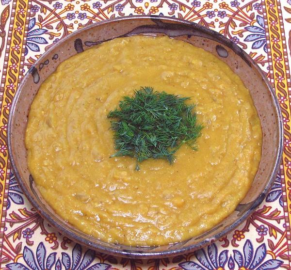 Bowl of Syrian Red Lentil Soup