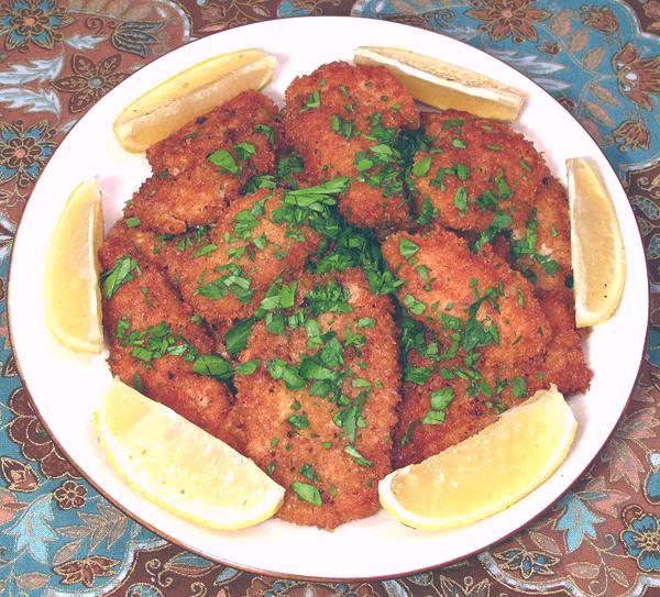 Plate of Fried Sheep Nuts