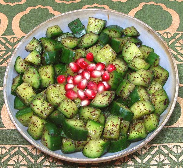 Bowl of Kurdistan Cucumber Salad