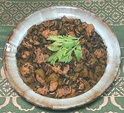 Dish of Persian Chicken Celery Stew
