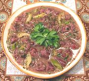 Bowl of Persian Lamb Shank Stew