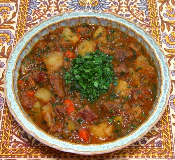 Bowl of Lamb / Beef Vegetable Stew