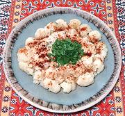 Dish of Fish fillets with Cauliflower