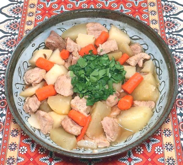 Bowl of Polish Pork with Vegetable Stew