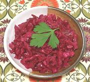 Dish of Red Cabbage Sauerkraut