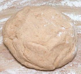 Dough ready to be kneaded