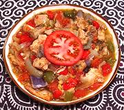 Bowl of Chicken Kedjenou Stew