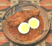Dish of Eritrean Chicken Leg Stew