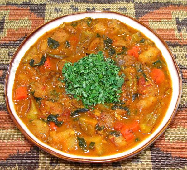 Bowl of Tanzania Chicken Vegetable Stew