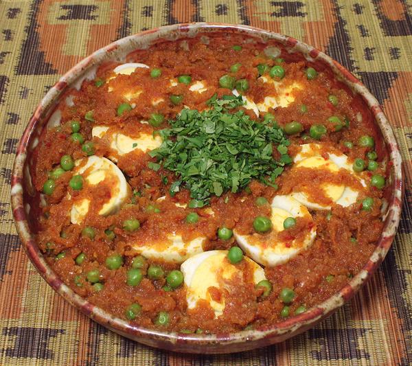 Dish of Zanzibar Egg Curry