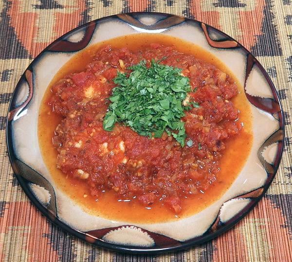Dish of Fish Masala Curry