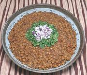 Dish of South African Lentil Curry