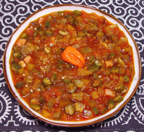 Dish of Okra Stew