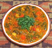 Bowl of Tanzania Mixed Vegetable Stew