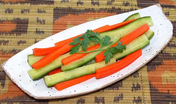 Dish of Vegetable Pickles