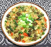 Dish of Fried Rice, West Africa