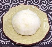 Cassava Fufu 'Pie' on Dish