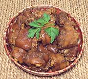 Dish of Pig Foot Curry
