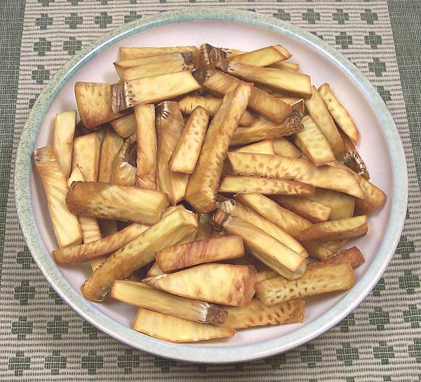 Dish of Breadfruit Fries