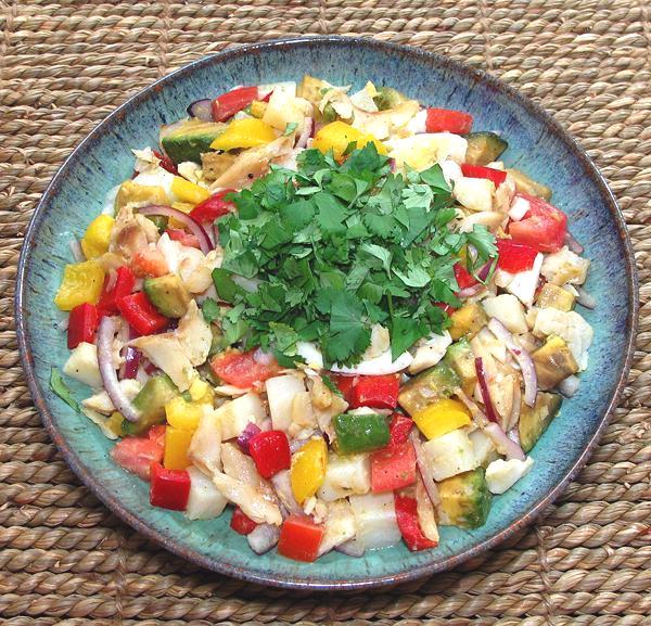 Dish Salt Cod Salad