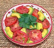 Bowl of Avocado - Tomato salad