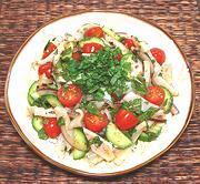 Dish of Squid Salad