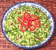 Dish of Thai Cucumber Salad #1