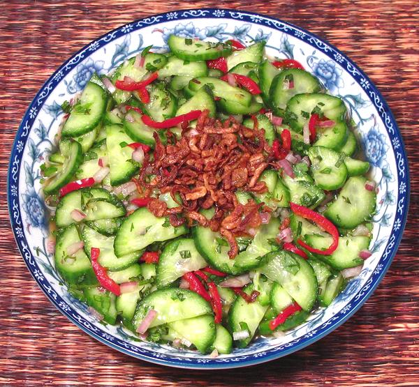 Dish of Thai Cucumber Salad #2
