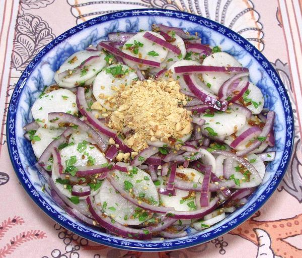 Dish of Daikon Salad