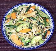 Dish of Mixed Vegetable Salad