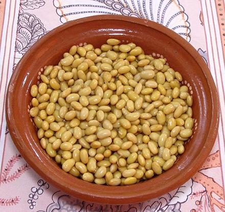Cooked Beans in Bowl