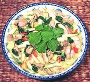 Dish of Chicken with Choy