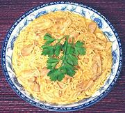 Dish of Chicken with Noodles