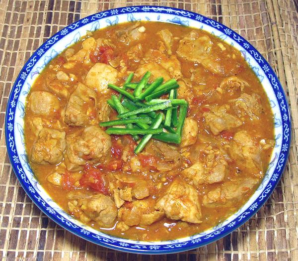Bowl of Tangy Chicken Stew