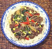 Dish of Beef with Mixed Vegetables