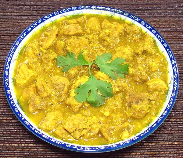 Dish of Pork Curry with Tamarind