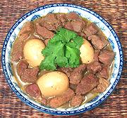 Dish of Pork Stew with Eggs